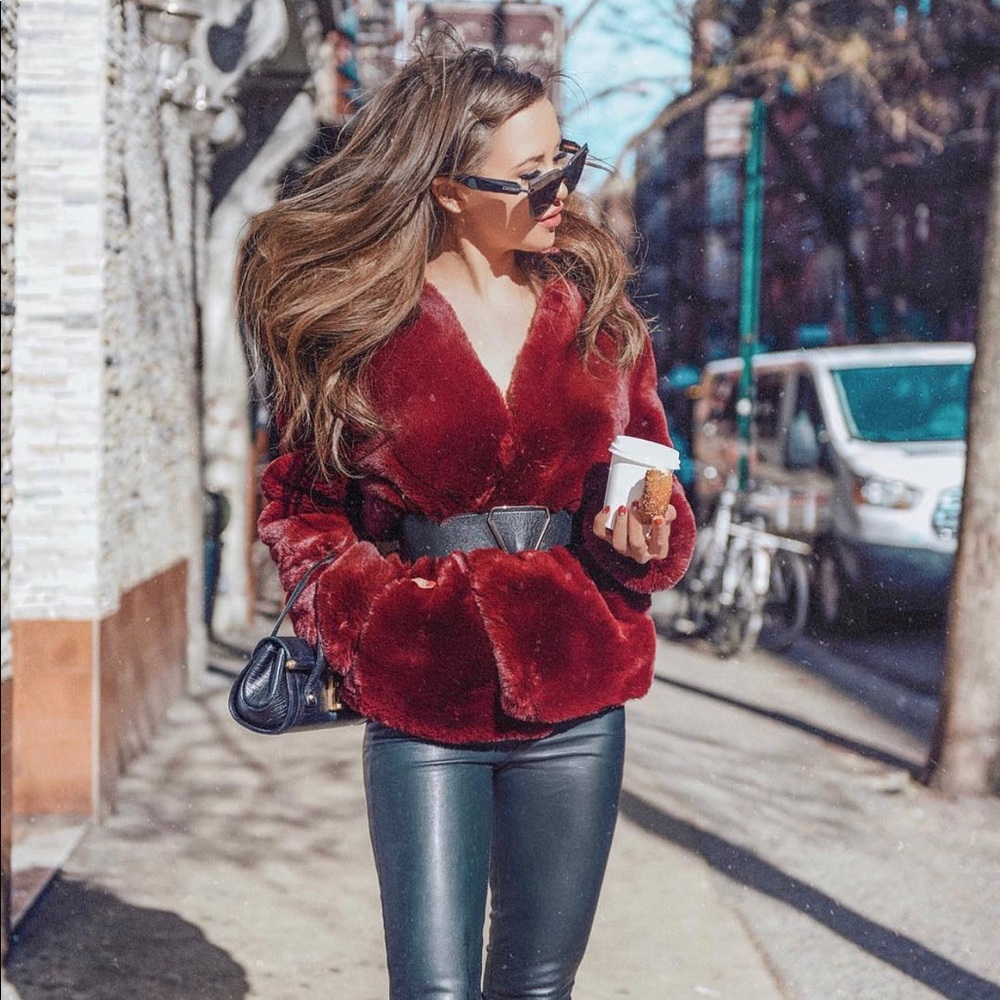 Moon River faux fur coat